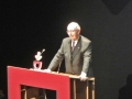 Acto final, homenaje al Maestro Sumiller y hombre bueno Don Custodio en la Cata de once grandes vinos de La Rioja en Degusta-La Rioja 2013